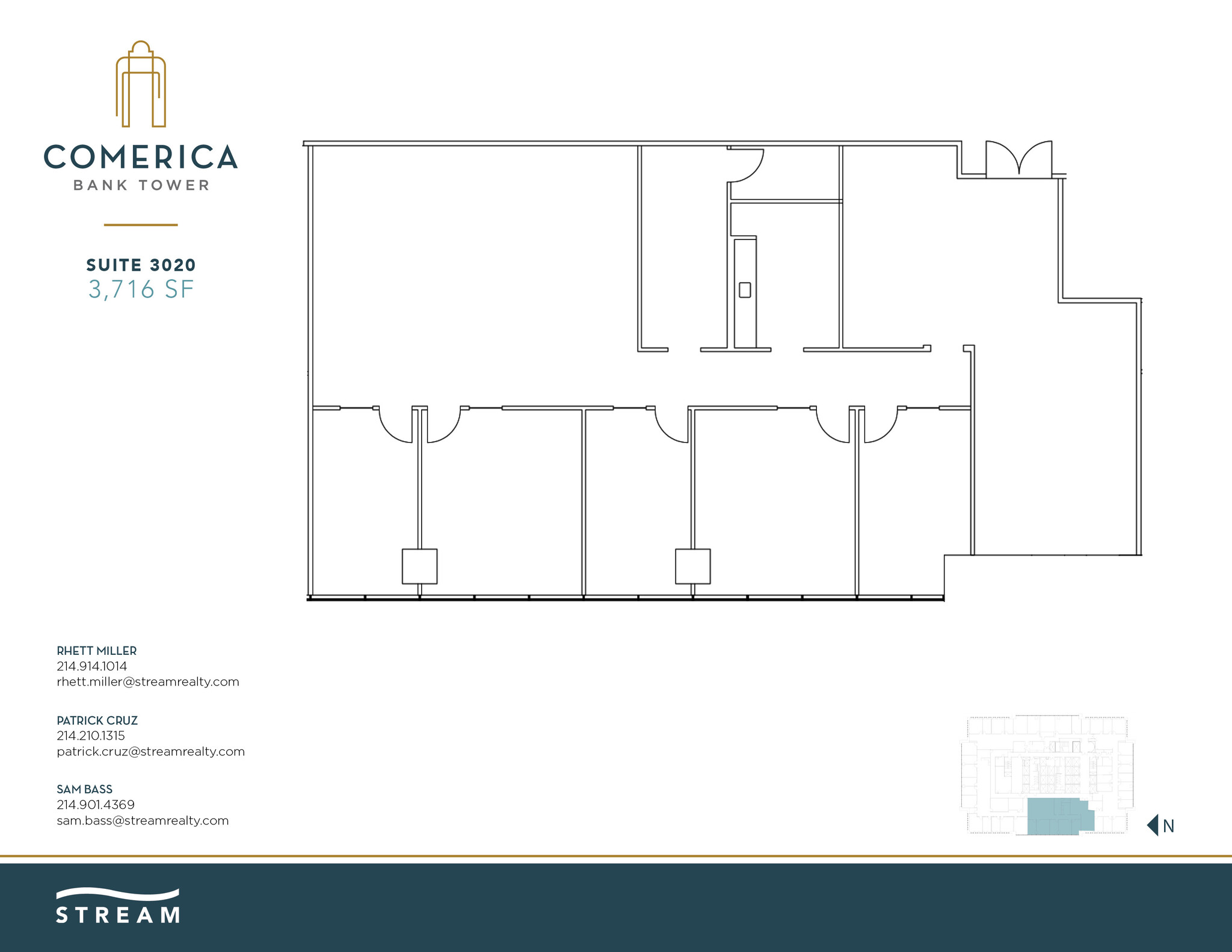 1717 Main St, Dallas, TX for lease Floor Plan- Image 1 of 1