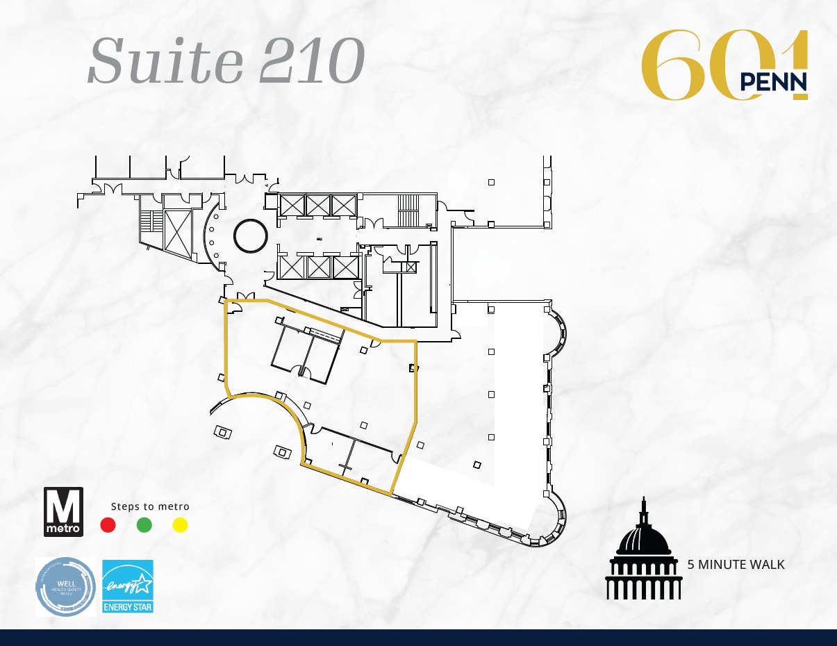 601 Pennsylvania Ave NW, Washington, DC for lease Floor Plan- Image 1 of 1