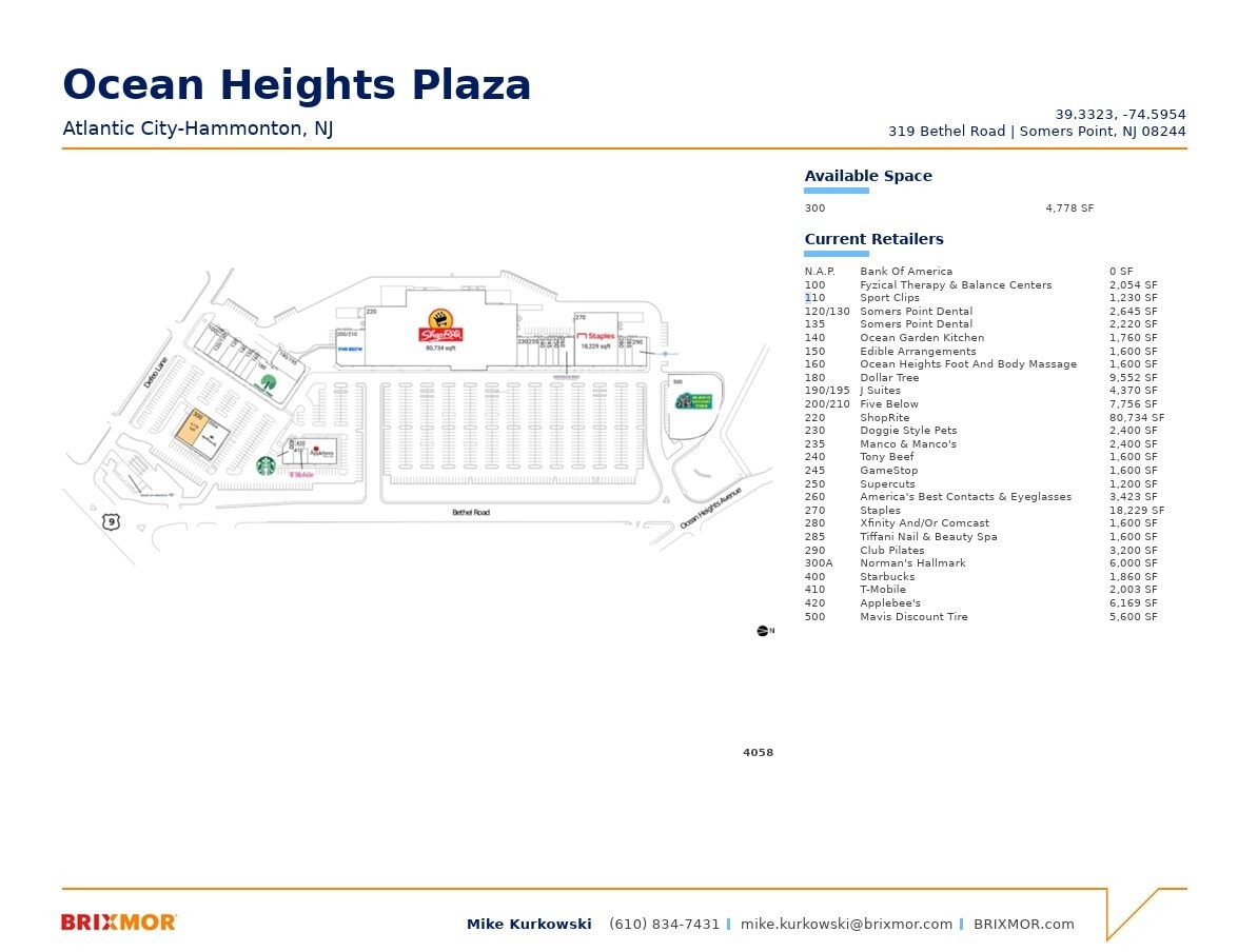 319 New Rd, Somers Point, NJ for lease Site Plan- Image 1 of 1