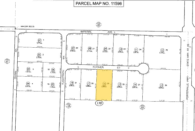 34943-34947 Flyover Ct, Bakersfield, CA à louer - Plan cadastral - Image 2 de 10