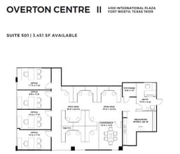 4150 International Plz, Fort Worth, TX à louer Plan d’étage- Image 1 de 1