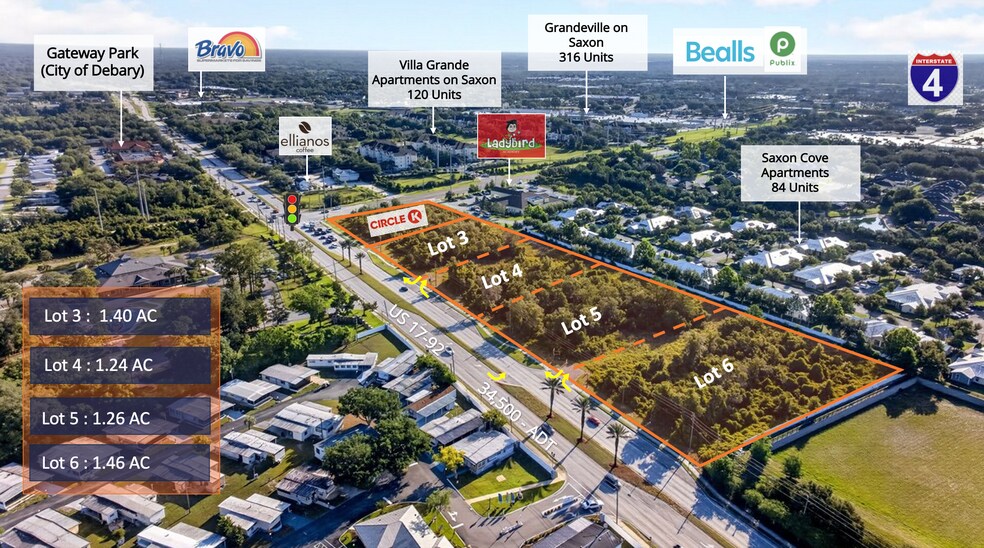 SEC Saxon Blvd, DeBary, FL à vendre - Photo du bâtiment - Image 1 de 4