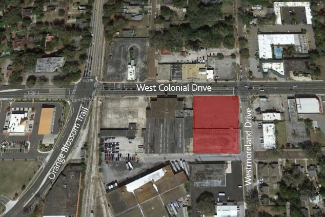 1004 W Colonial Dr, Orlando, FL for lease - Aerial - Image 2 of 2