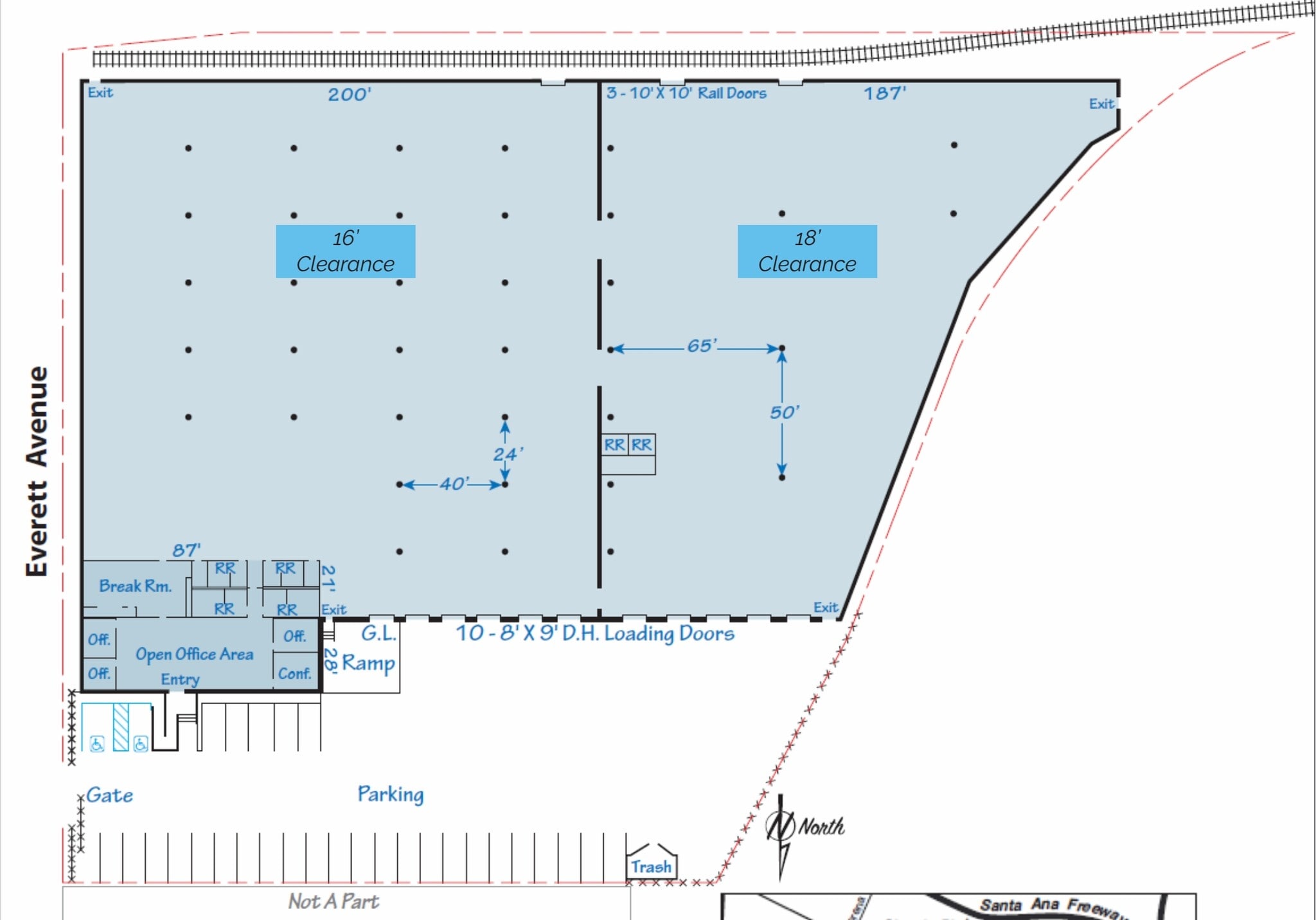 4519 Everett Ave, Vernon, CA for lease Floor Plan- Image 1 of 1