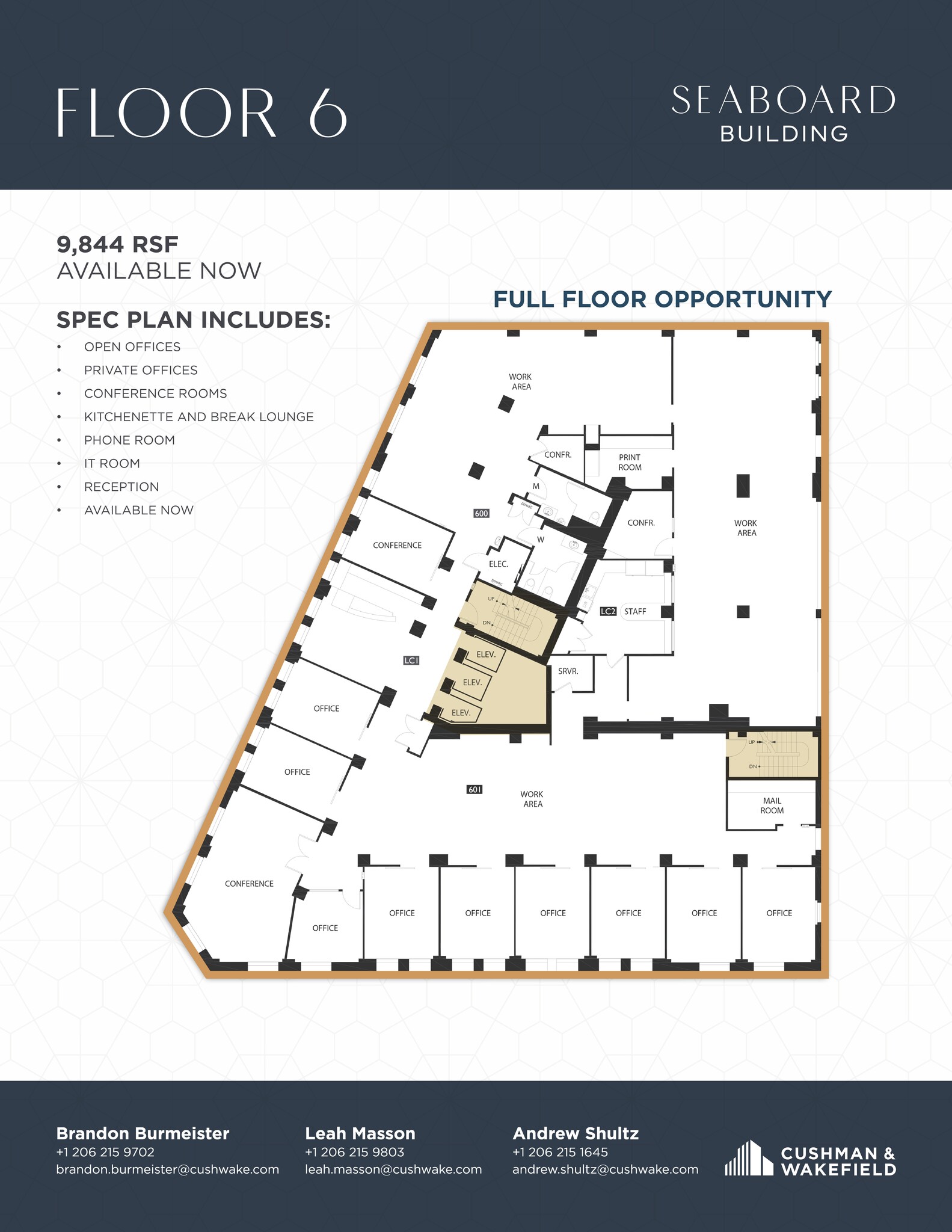 1500-1506 4th Ave, Seattle, WA à louer Plan de site- Image 1 de 1