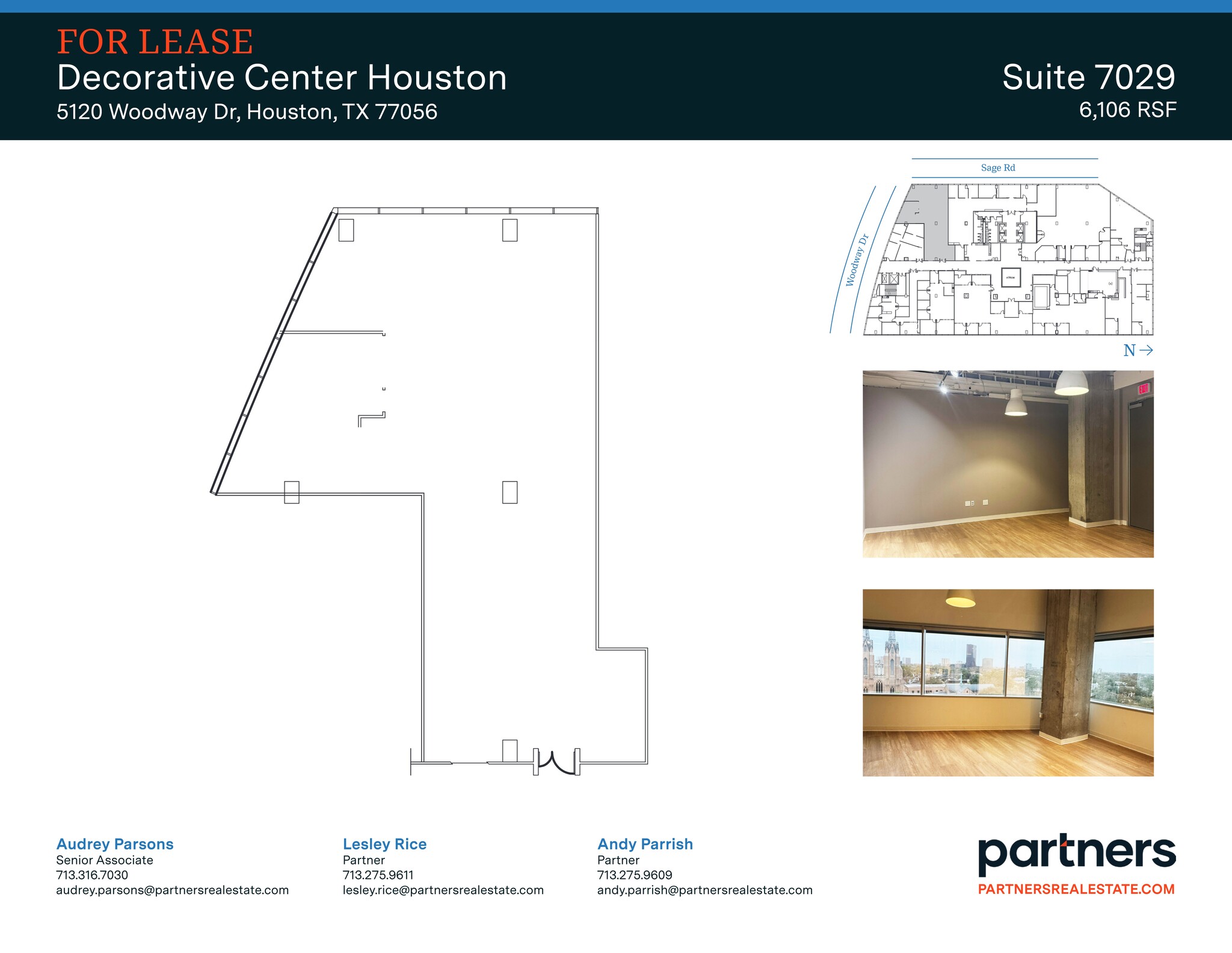5120 Woodway Dr, Houston, TX à louer Plan de site- Image 1 de 1