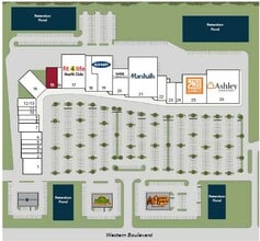 1250 Western Blvd, Jacksonville, NC à louer Plan de site- Image 1 de 1
