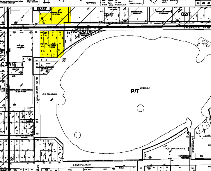 200 E Robinson St, Orlando, FL for lease - Plat Map - Image 2 of 10