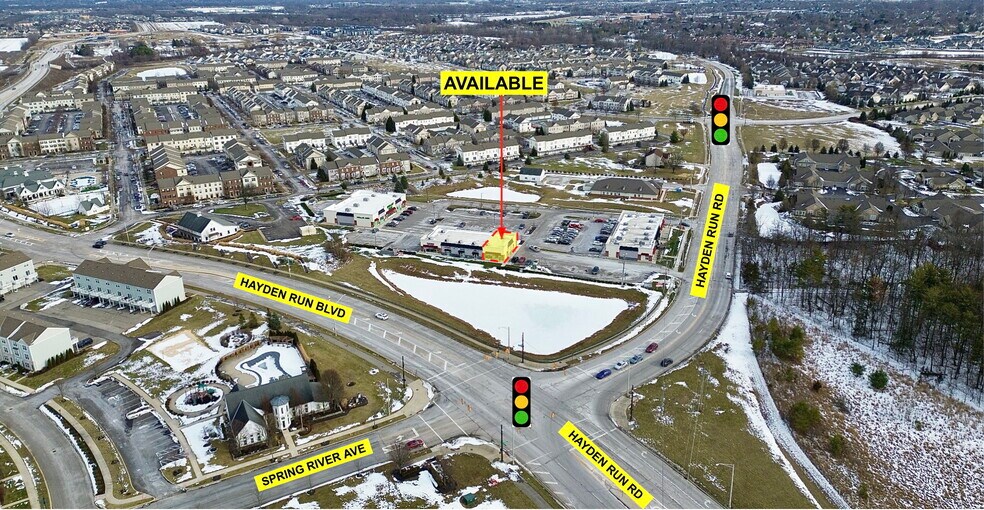 6520 Hayden Run Rd, Hilliard, OH à louer - Aérien - Image 2 de 4