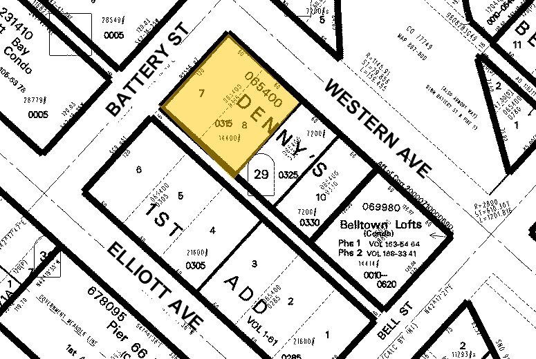 2333 Western Ave, Seattle, WA à louer - Plan cadastral - Image 2 de 5
