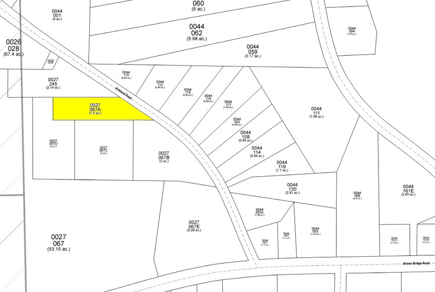 125 Kirkland Rd, Covington, GA à vendre - Plan cadastral - Image 2 de 9