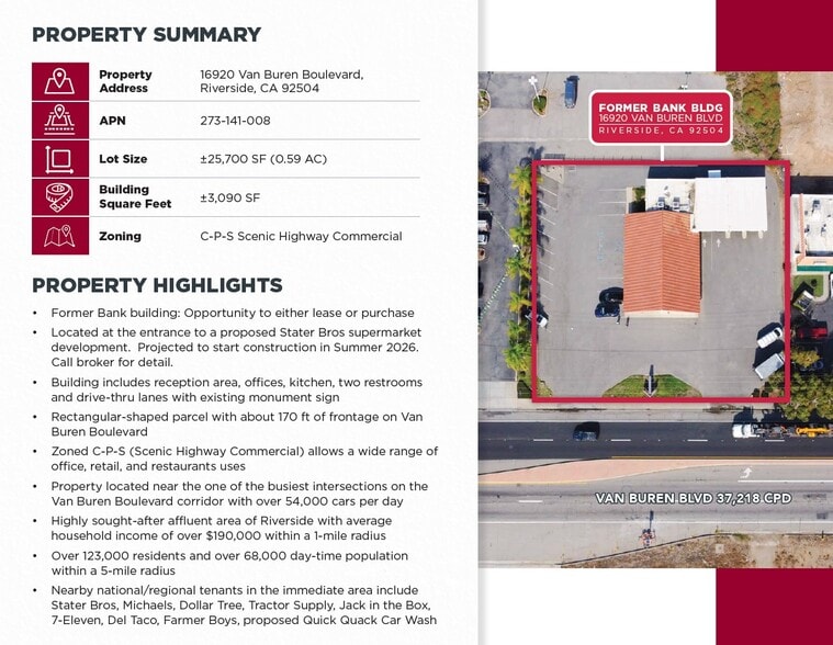 16920 Van Buren Blvd, Riverside, CA for lease - Building Photo - Image 2 of 5