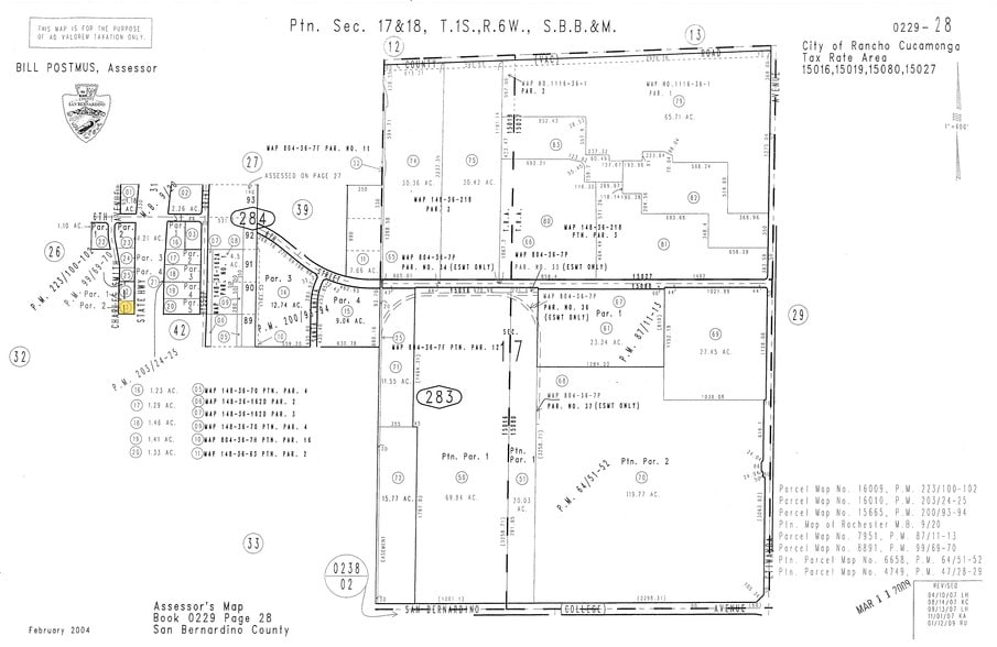 9233 Charles Smith Ave, Rancho Cucamonga, CA for lease - Plat Map - Image 2 of 69