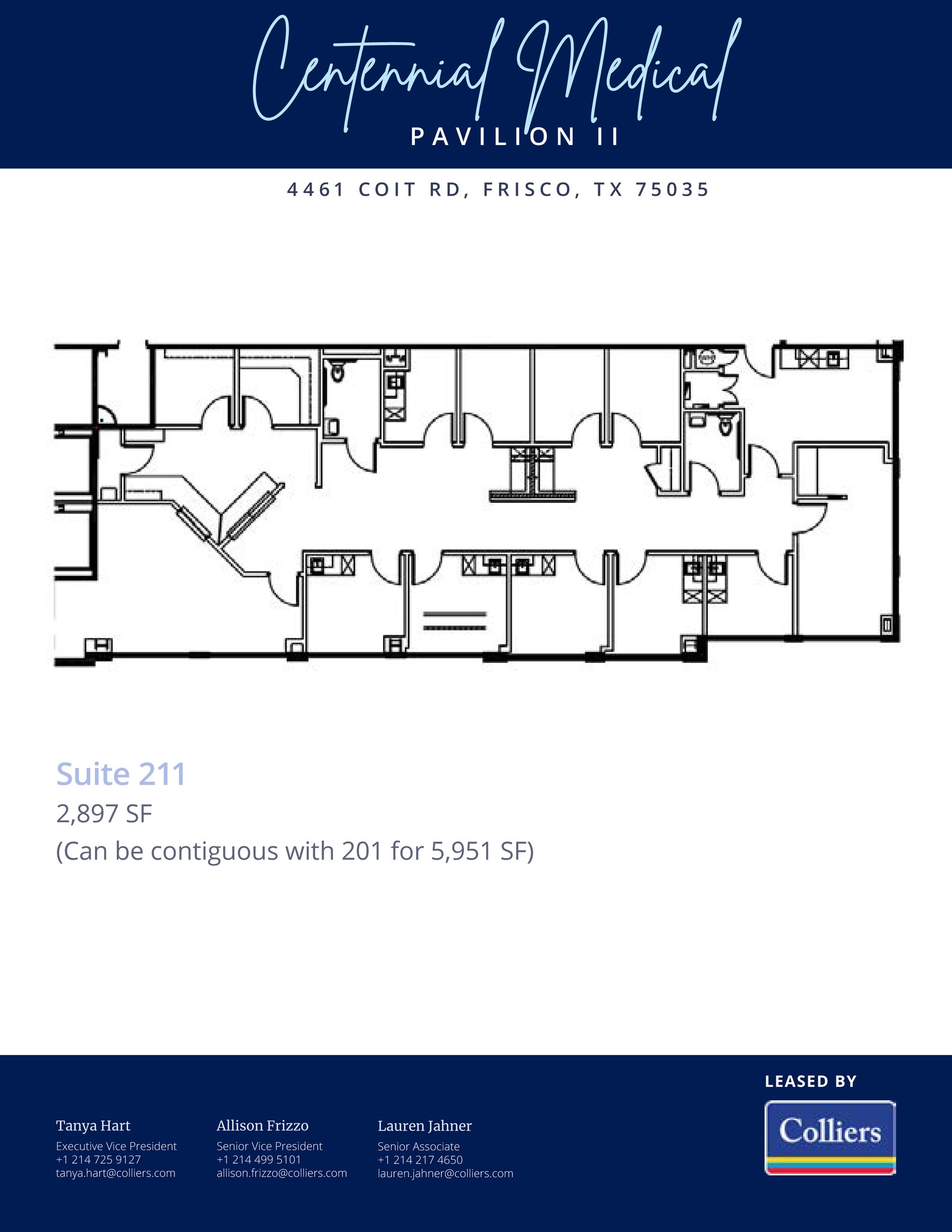 4401 Coit Rd, Frisco, TX à louer Plan d’étage- Image 1 de 1