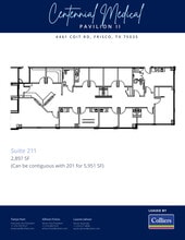 4401 Coit Rd, Frisco, TX à louer Plan d’étage- Image 1 de 1