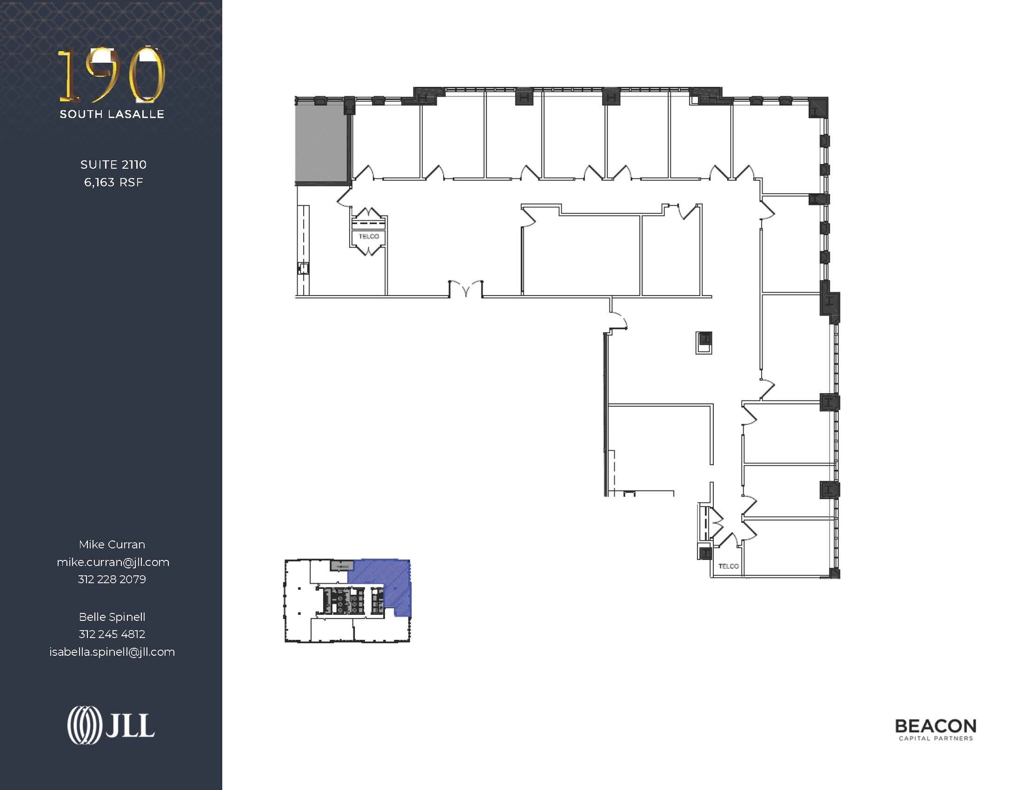 190 S La Salle St, Chicago, IL for lease Floor Plan- Image 1 of 1