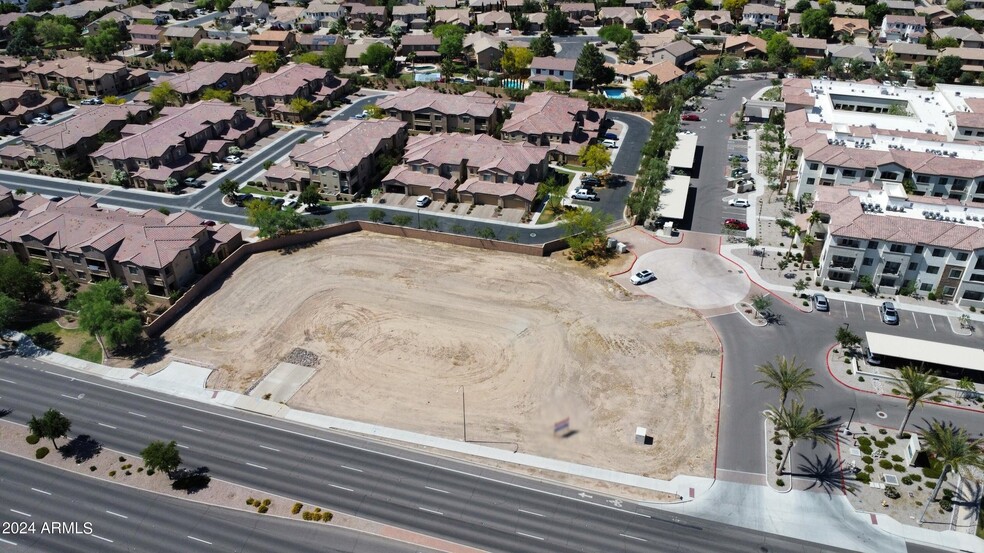 W of NWC Queen Creek Rd & Arizona Ave, Chandler, AZ for sale - Aerial - Image 2 of 3