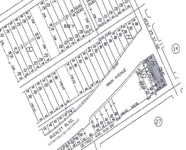 2900 Detroit Ave, Cleveland, OH à louer - Plan cadastral - Image 2 de 13