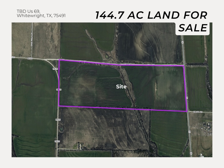 MILO RD HWY69 hwy, Whitewright, TX for sale - Building Photo - Image 1 of 6