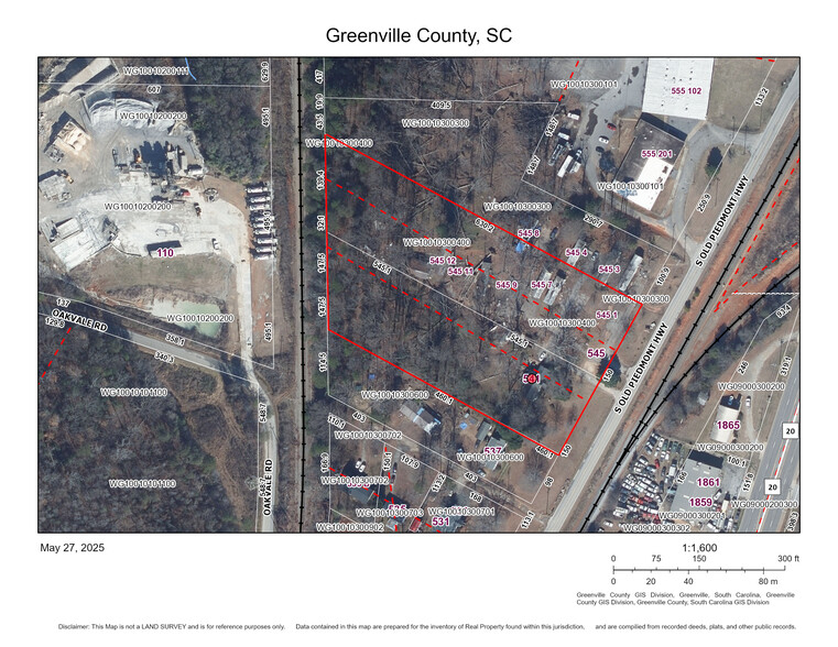 541 S Old Piedmont Hwy, Piedmont, SC à vendre - Aérien - Image 2 de 10