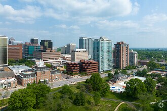 100 S Brentwood Blvd, Clayton, MO - AERIAL  map view