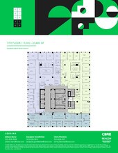 1700 Broadway, Denver, CO à louer Plan d’étage- Image 2 de 2