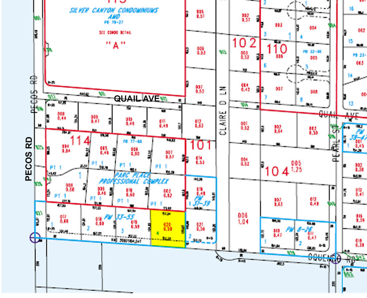 5854 S Pecos Rd, Las Vegas, NV à vendre - Plan cadastral - Image 1 de 1