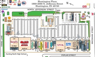 Plus de détails pour 1900-2092 N Jefferson St, Huntington, IN - Commerce de détail à louer
