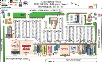 More details for 1900-2092 N Jefferson St, Huntington, IN - Retail for Lease