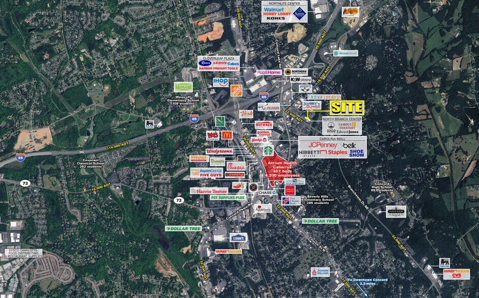 970 Branchview Dr NE, Concord, NC for lease - Aerial - Image 1 of 3