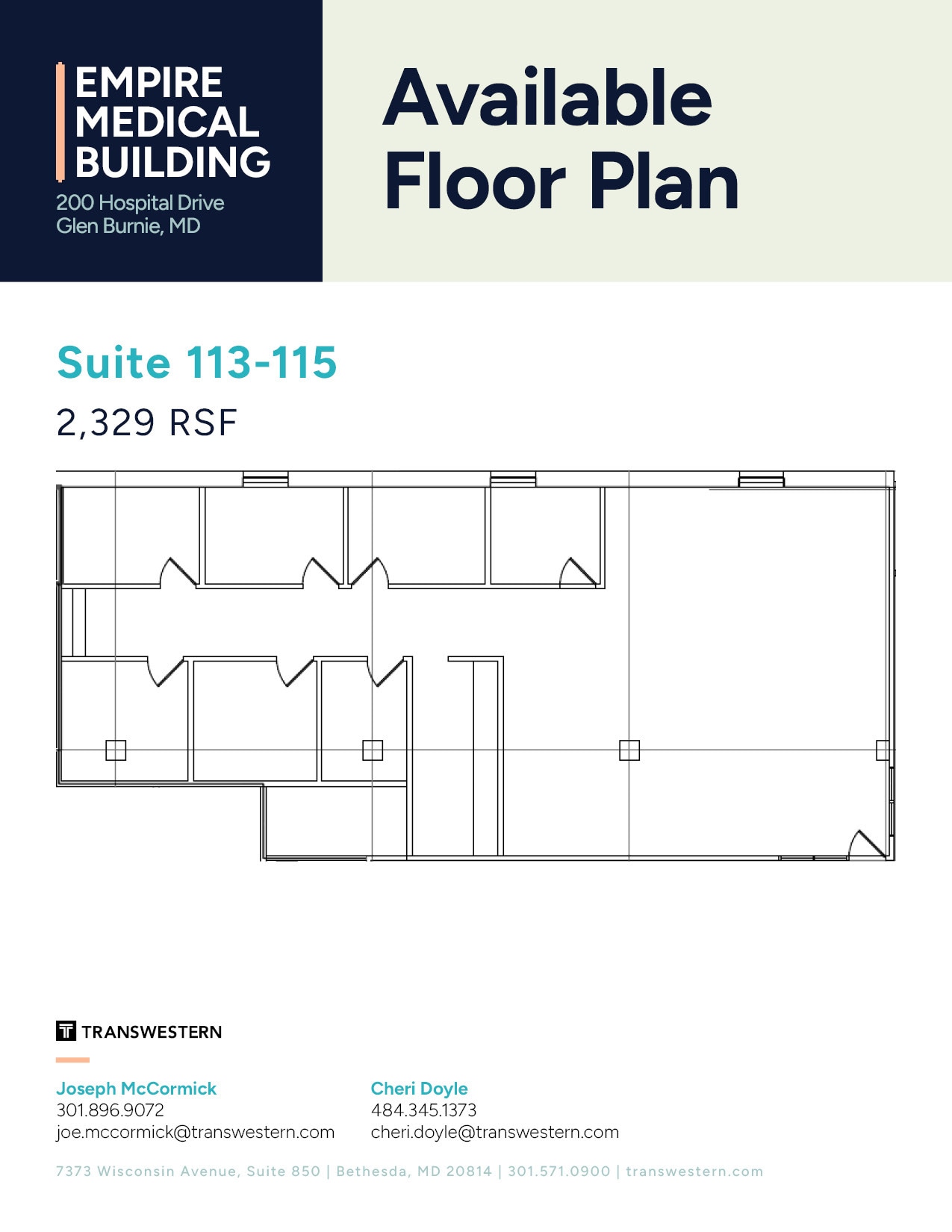 200 Hospital Dr, Glen Burnie, MD for lease Floor Plan- Image 1 of 1