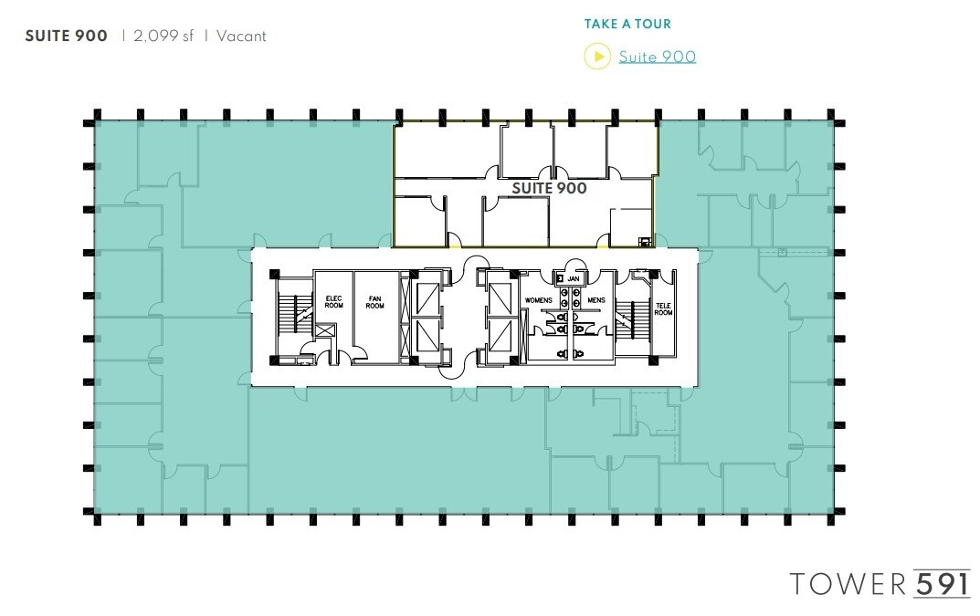 591 Camino de la Reina, San Diego, CA à louer Plan d’étage- Image 1 de 1