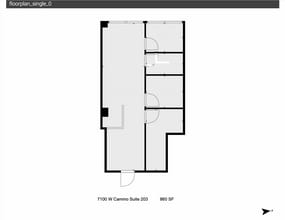 7100 W Camino Real, Boca Raton, FL for lease Floor Plan- Image 1 of 14