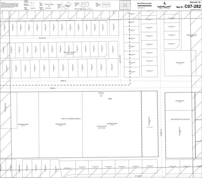 3450 Forest Ln, Dallas, TX à louer - Plan cadastral - Image 2 de 2