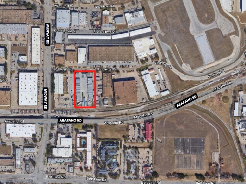 4200 Lindbergh Dr, Addison, TX for lease Aerial- Image 1 of 3