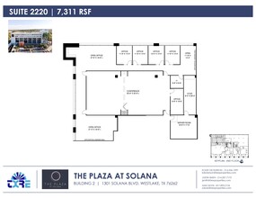 1301 Solana Blvd, Westlake, TX à louer Plan d  tage- Image 2 de 2