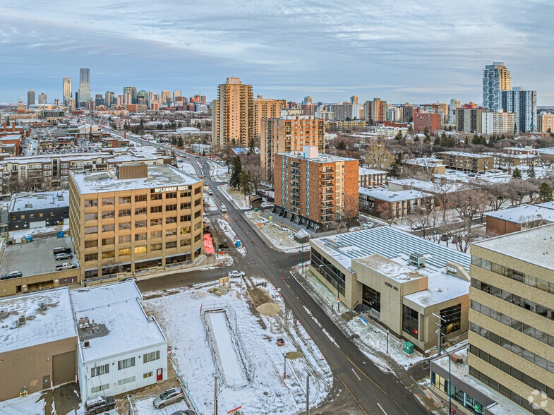 12315 Stony Plain Rd NW, Edmonton, AB for lease - Aerial - Image 3 of 7