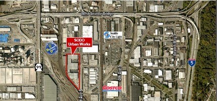 3849-4143 1st Ave S, Seattle, WA - AERIAL  map view