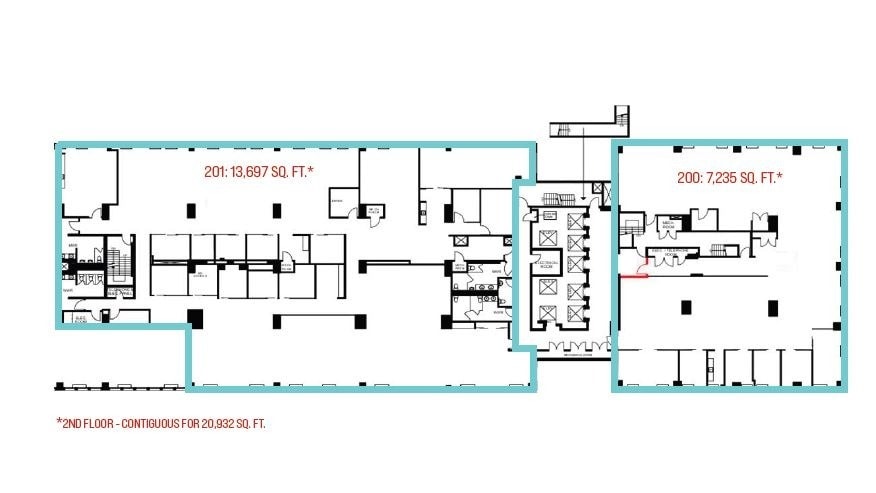 700 Bay St, Toronto, ON for lease Floor Plan- Image 1 of 1