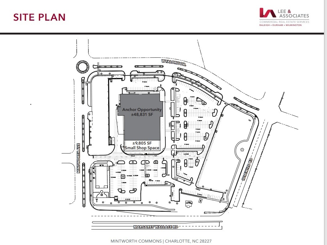 5706 Wyalong Dr, Charlotte, NC à louer Plan de site- Image 1 de 1