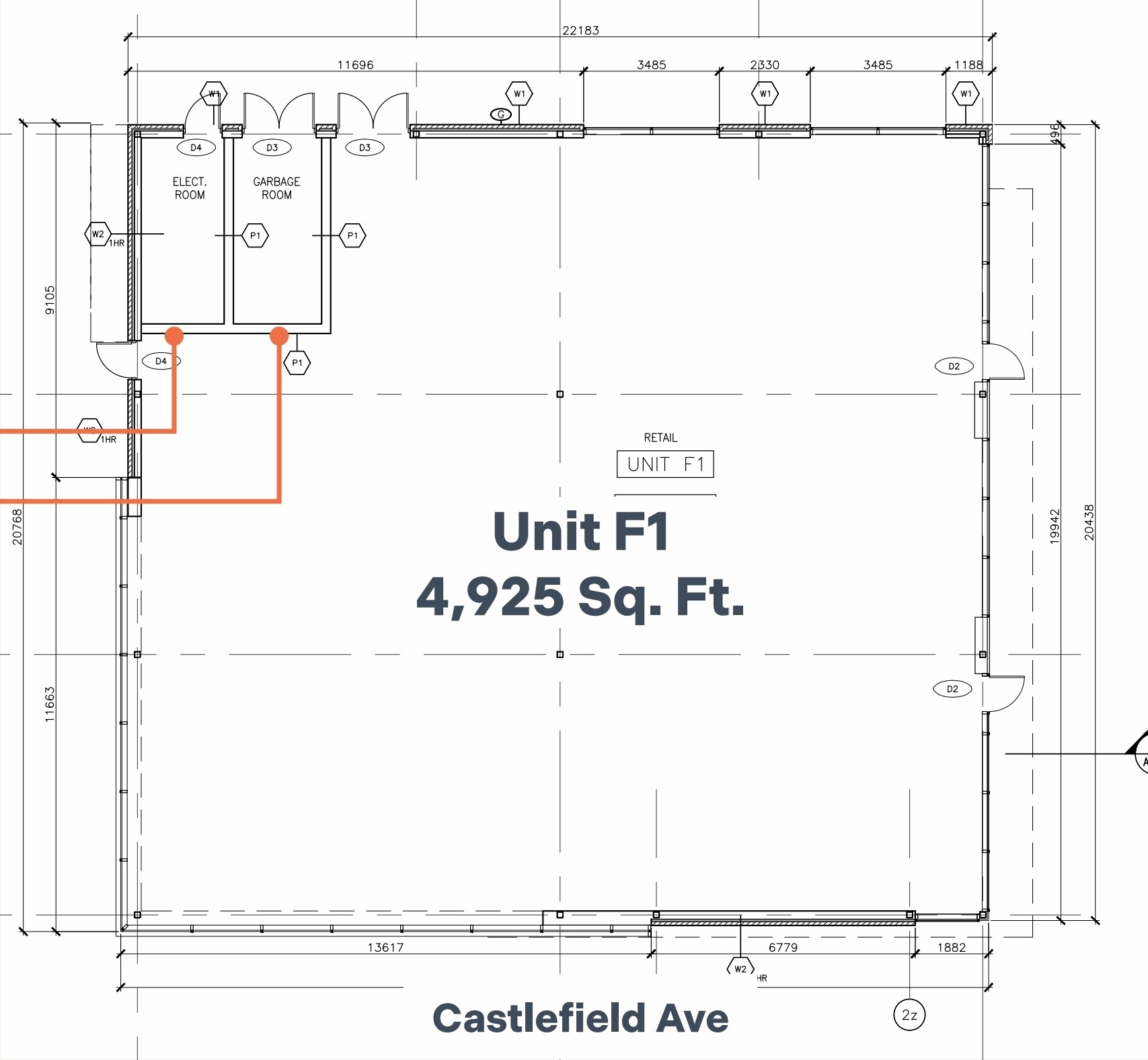 1296 Castlefield Ave, Toronto, ON à louer Plan d’étage- Image 1 de 1