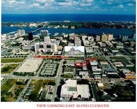 513-515 Clematis St, West Palm Beach, FL - Aérien Vue de la carte