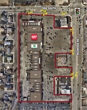 7000-7114 S Redwood Rd, West Jordan, UT - Aerial  map view