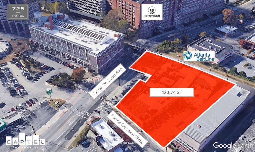712 Ponce de Leon Ave NE, Atlanta, GA à louer Photo du bâtiment- Image 1 de 3