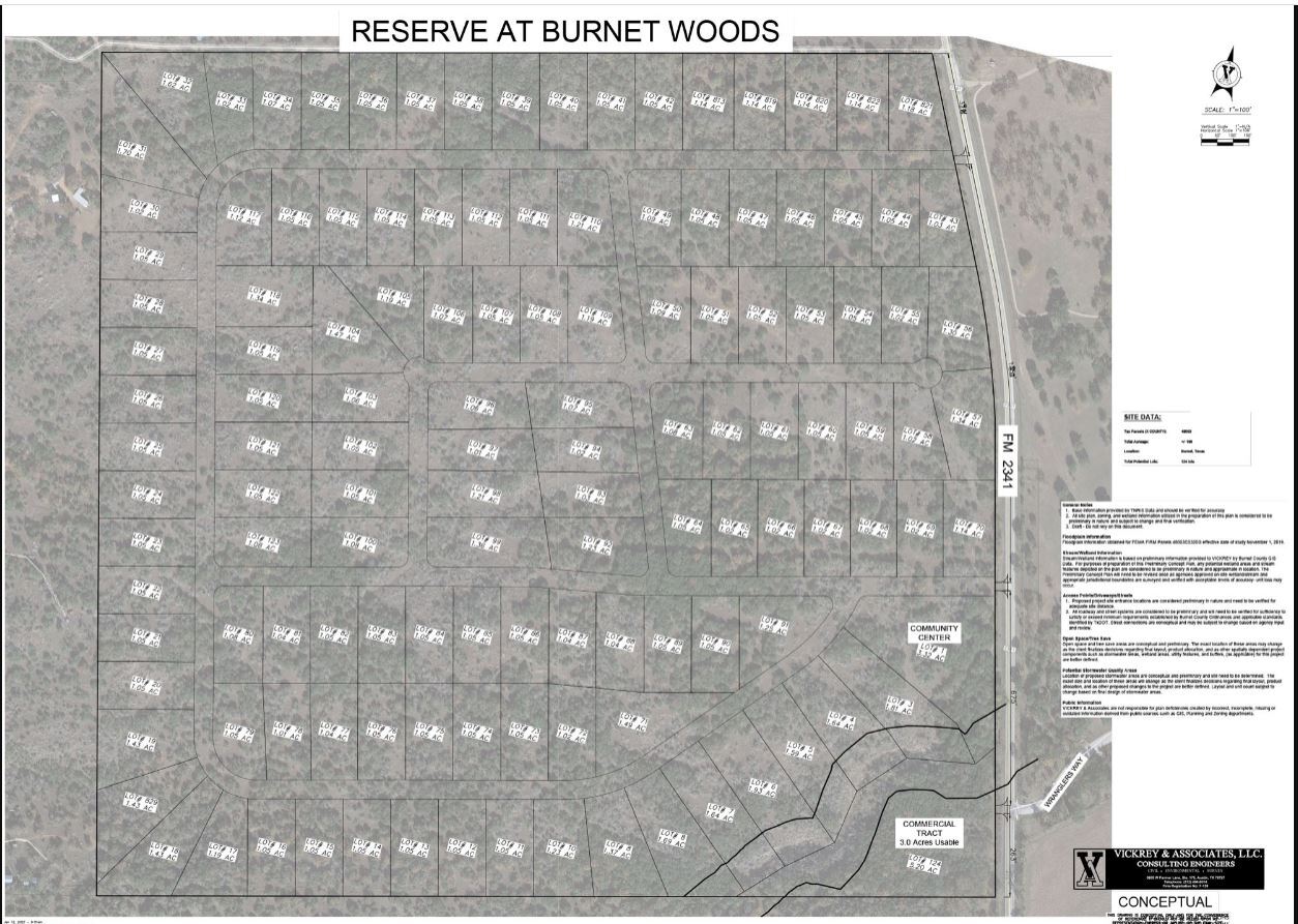 0 FM 2341, Burnet, TX for sale Site Plan- Image 1 of 13