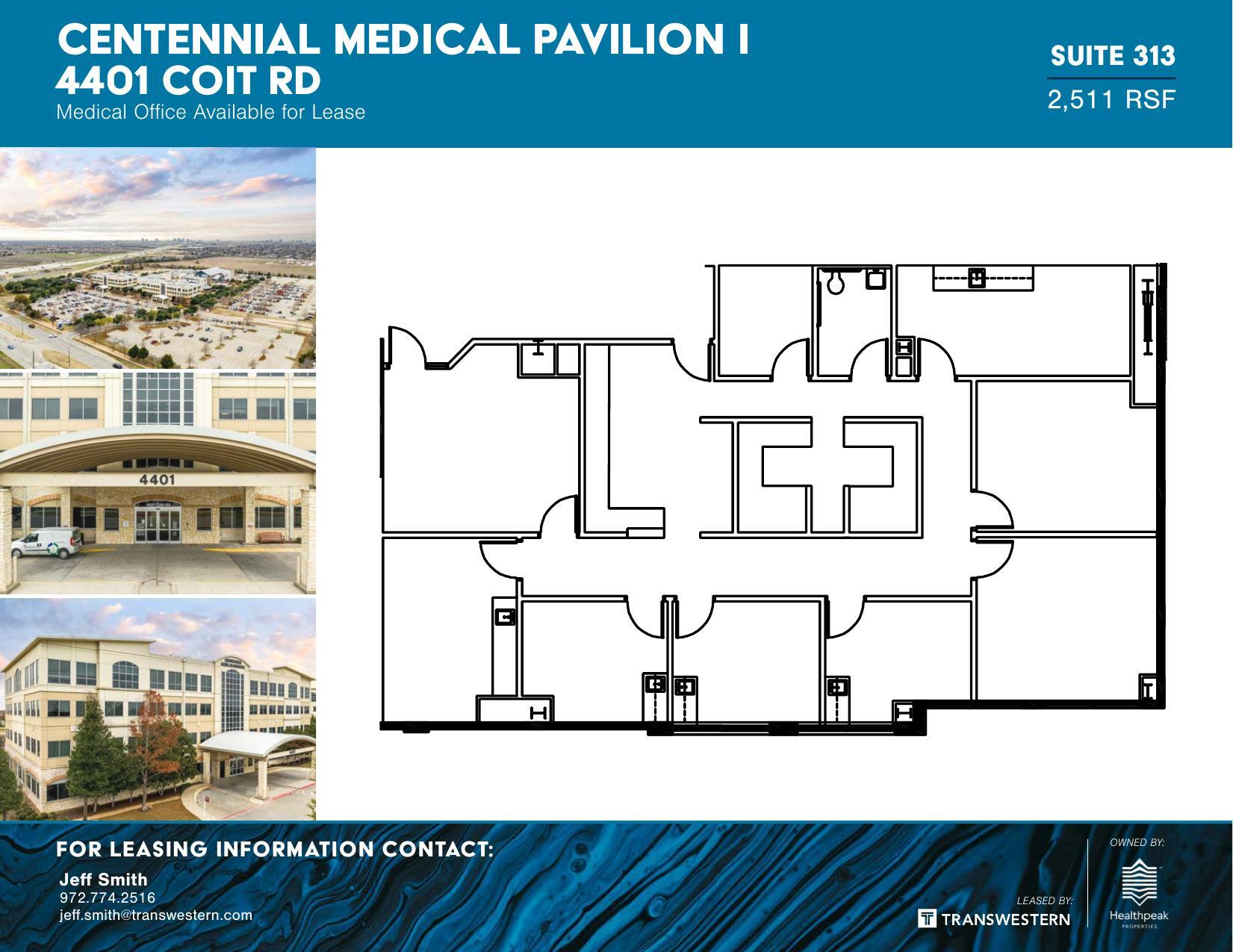 4401 Coit Rd, Frisco, TX à louer Plan d’étage- Image 1 de 1
