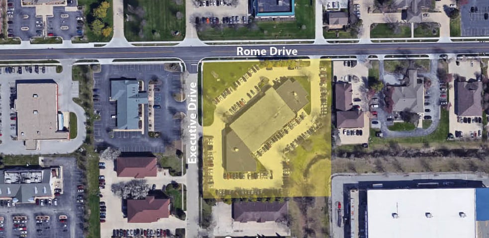 3701 Rome Dr, Lafayette, IN for lease - Aerial - Image 2 of 4