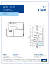 3100 Edloe St, Houston, TX à louer Plan d  tage- Image 1 de 1