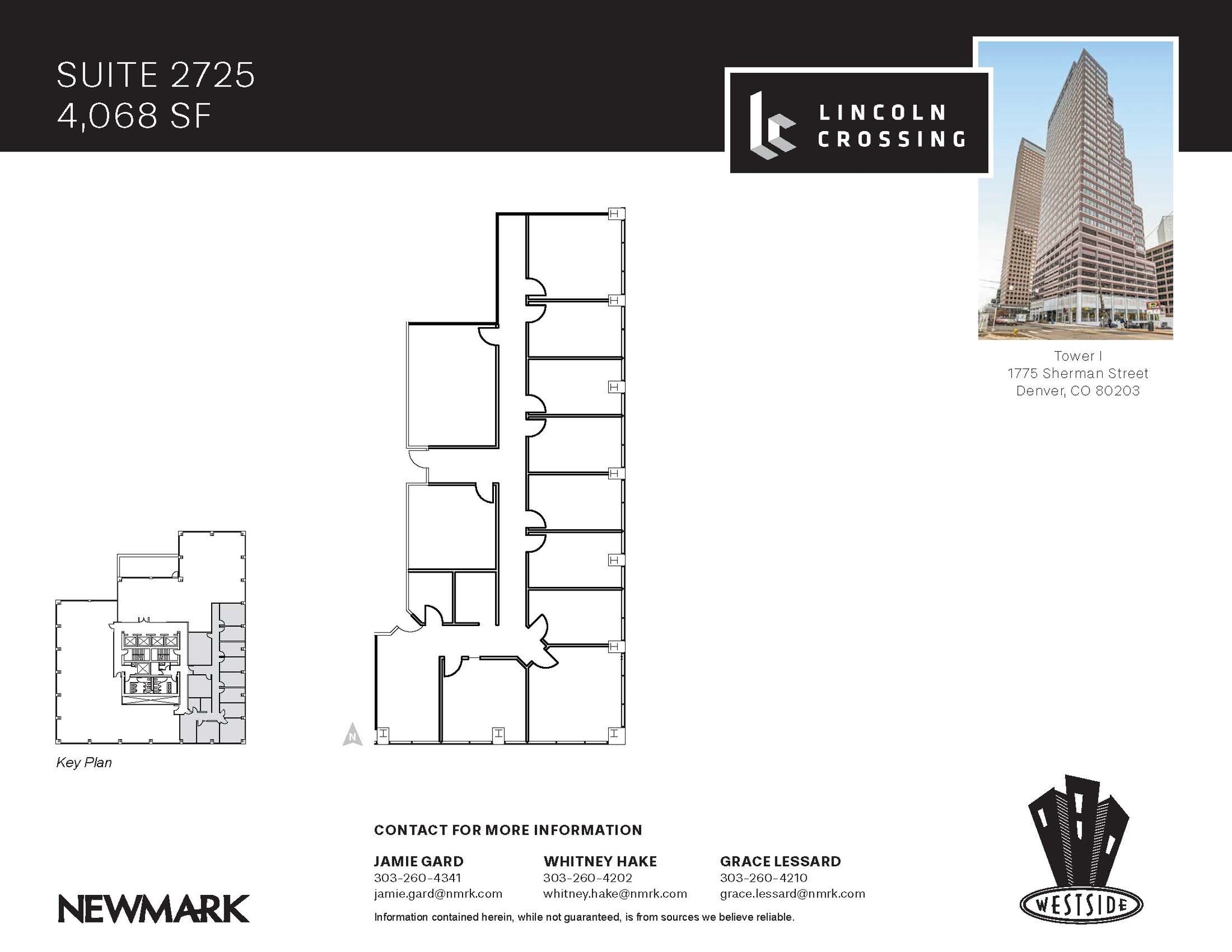 1775 Sherman St, Denver, CO for lease Floor Plan- Image 1 of 1
