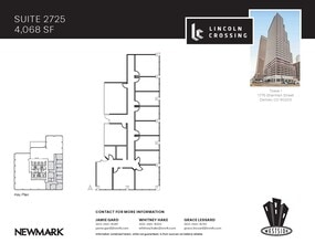 1775 Sherman St, Denver, CO for lease Floor Plan- Image 1 of 1